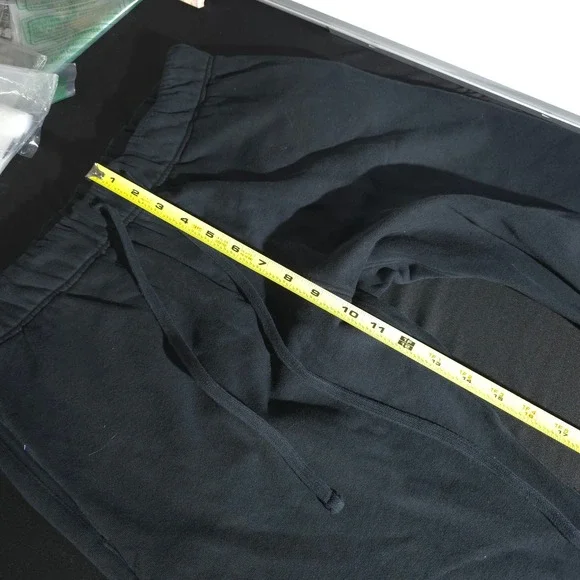 MNML Jogger Sweatpants Mens Black Cotton Blend Drawstring JLounge Size Large - Picture 3 of 13